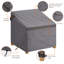 Housse pour chaise de patio grise 2 pièces (ensemble de 2)-636774315
