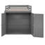 Lit mezzanine avec tiroirs, bureau et garde-robe-662421409