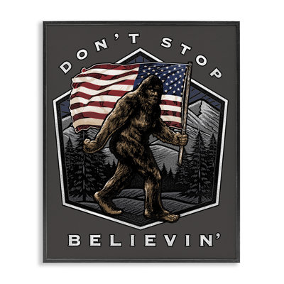 Don't Stop Believing, estampe numérique de Jedco Brands, Inc.