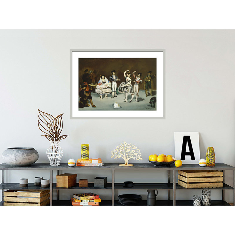 Ballet espagnol par impression giclée encadrée, 30.37" H x 41.5" W