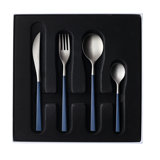 Fuse Color 24 - Piece Stainless Steel Flatware Set - Service for 6