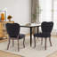 Chaise d'appoint capitonnée (ensemble de 2)-737529453