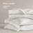 Willow White Floral Tufted Fringed Border 3-Piece King Bedspread Set-114551703-114551701