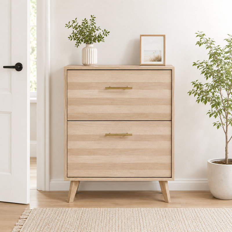 Étagère à chaussures 23,6 pouces en chêne naturel