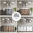 Rustic Barnwood Double Bath Vanity 84 In. W X 22 In. D, And 34 In. Mirrors-117984736