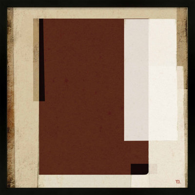 City Scape Brown Print by Marco Marella