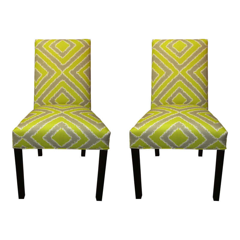 Upholstered Side Chair, Wassabi