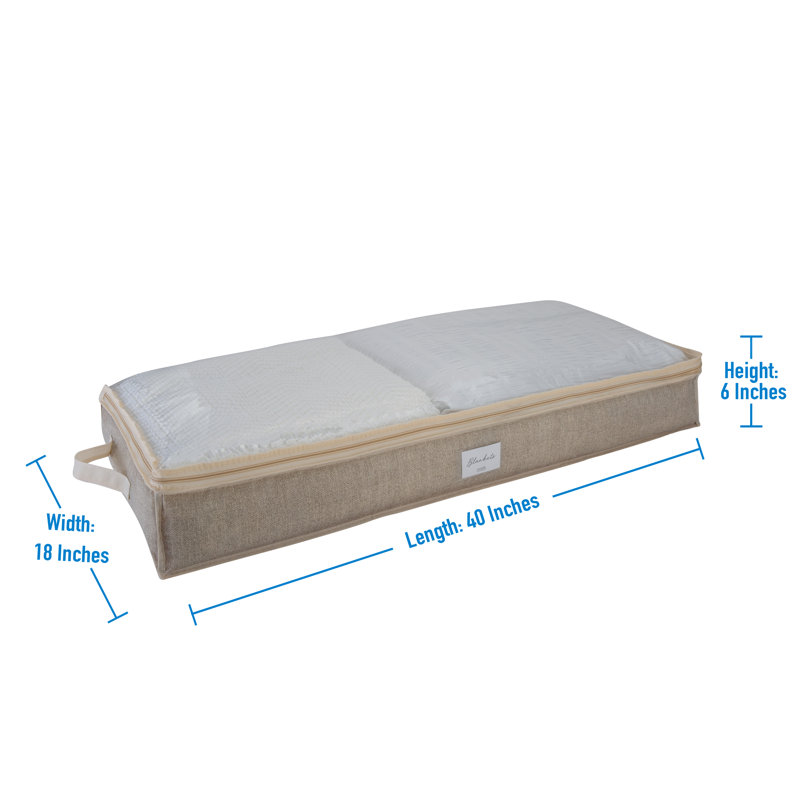 Simplify Fabric Bin, Beige