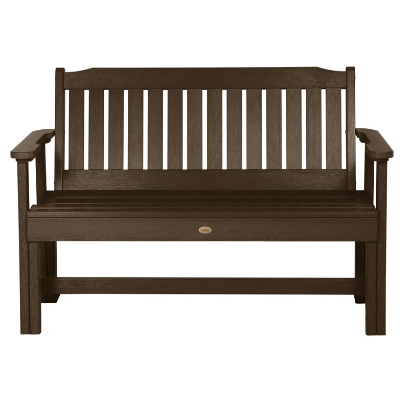 Lunz Patio Bench, Weathered Acorn