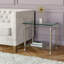 Yoko Glass Top End Table