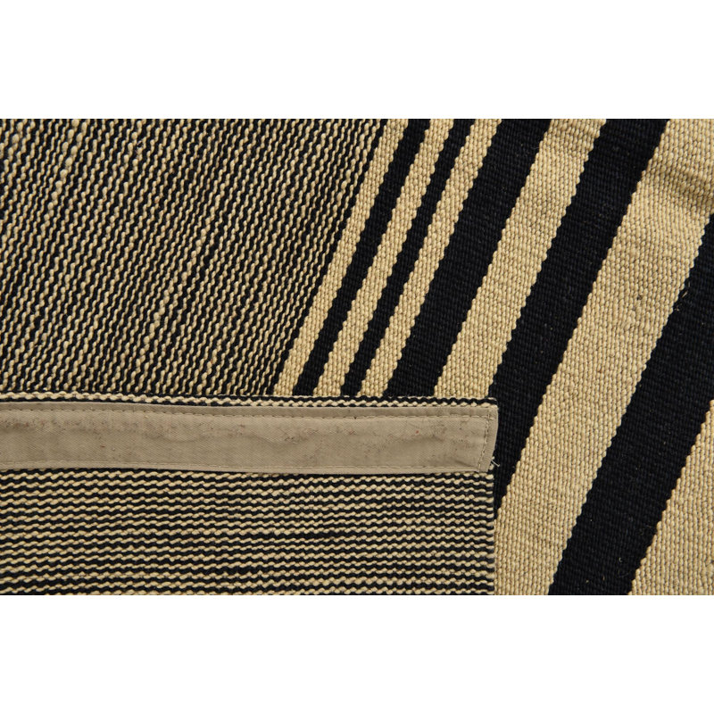 Tapis noir et blanc Jessen