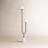 Clancy 68'' Black/White Novelty Floor Lamp