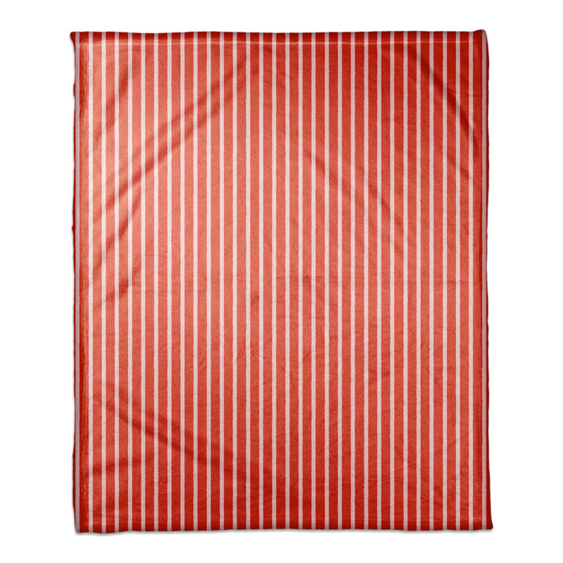 Hand Woven Throw Blanket, Red