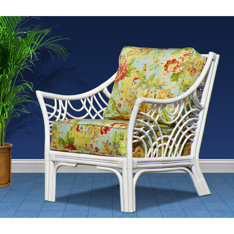 Fauteuil Hendricks, Mélange de polyester Botanical Glow