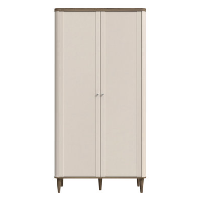 Tasheanna 2 Door Manufactured Wood Wardrobe