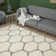 Myshaggy Collection Rugs Trellis Design in Ivory