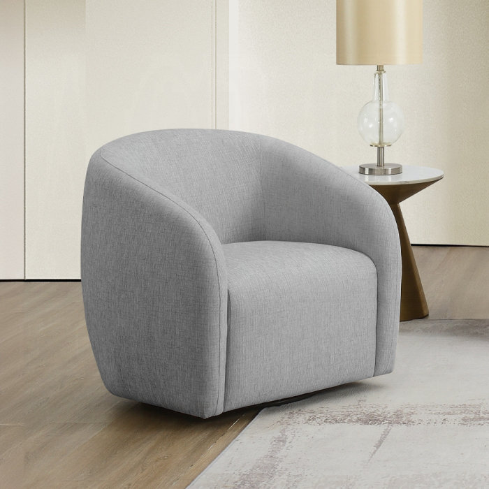 Chaise Étienne avec pivot, Gris