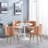 Defreitas Dining Chair with Iron Legs and Cushions-1591200645