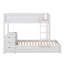 Lit superposé avec lit simple escamotable, espace de rangement et bureau-1231088376-1231088379