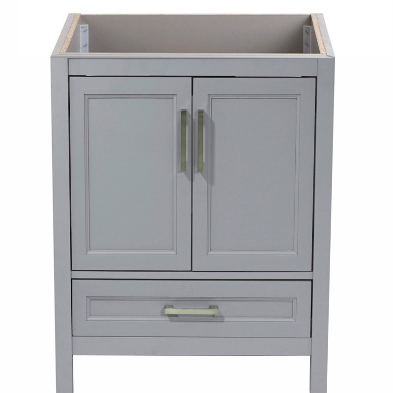 Base de meuble-lavabo simple 25 po Aldino, Gris