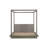 Monae Solid Wood Panel Bed-106246315