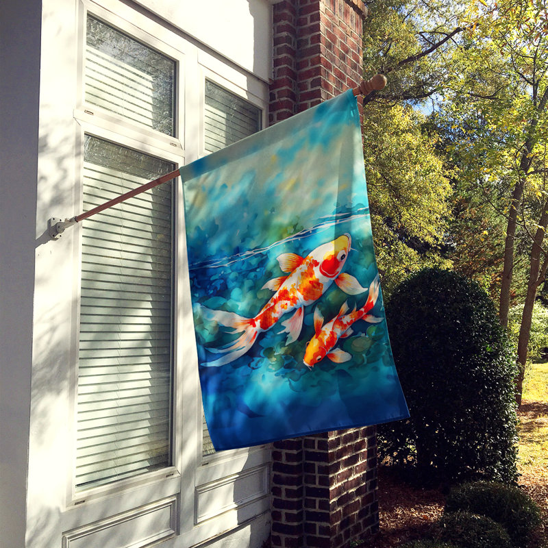 Drapeau Koi Fish House