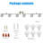 6-Light LED Dimmable Track Light with Rotatable Head