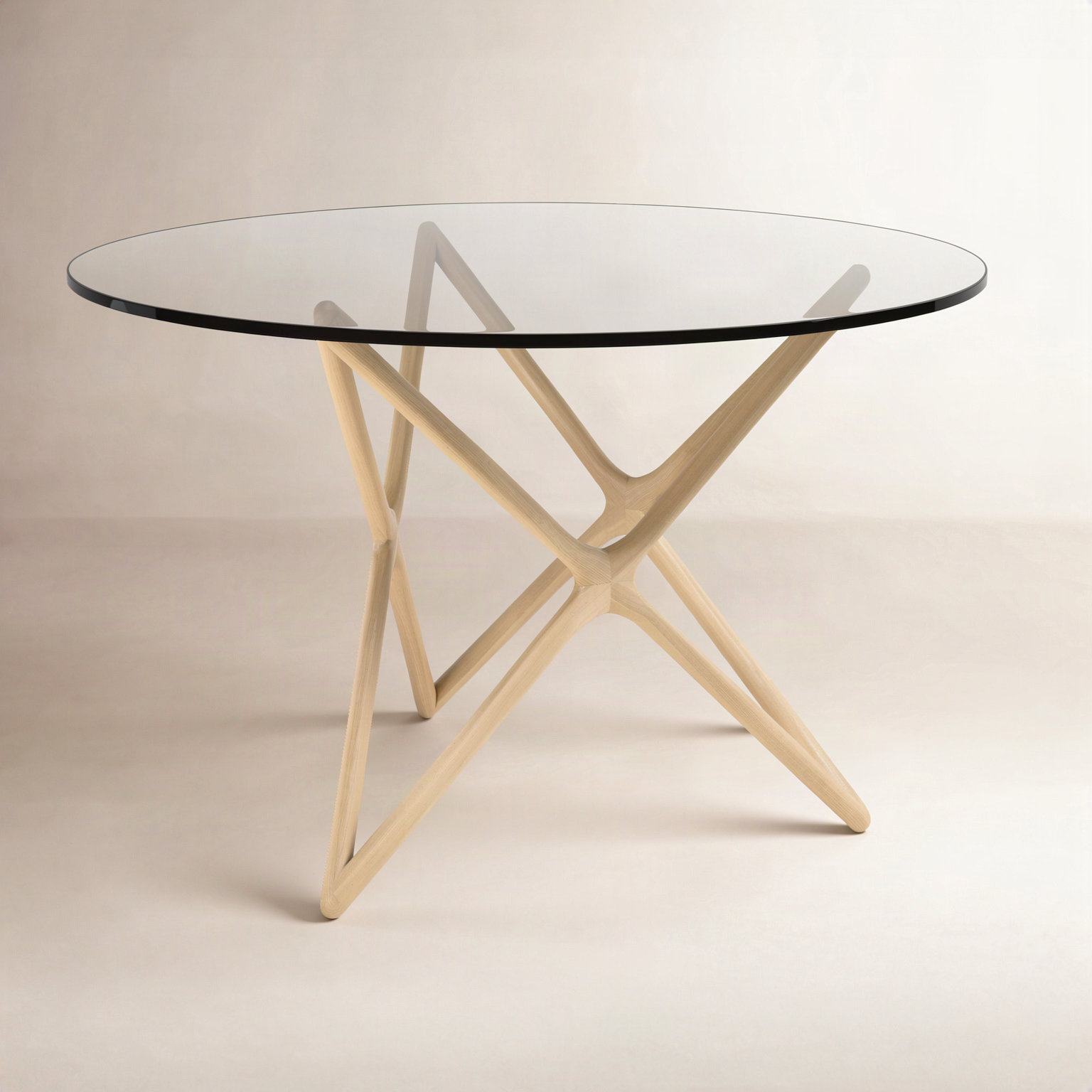 Lark 48'' Round Dining Table, Natural