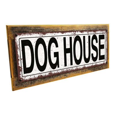 «Dog House» par Homebody Accents - impression sur métal