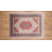 Emanuel Traditional Machine Woven Flatweave Red and Navy Area Rug with Non Skid Backing -1982013037