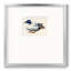 «White and Blue Mallardpremium», reproduction encadrée-88071010-88452046