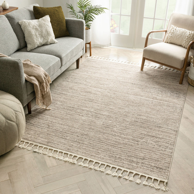 Loop-De-Loop Moroccan Synthetic Area Rug, Rectangle 120 x 180cm