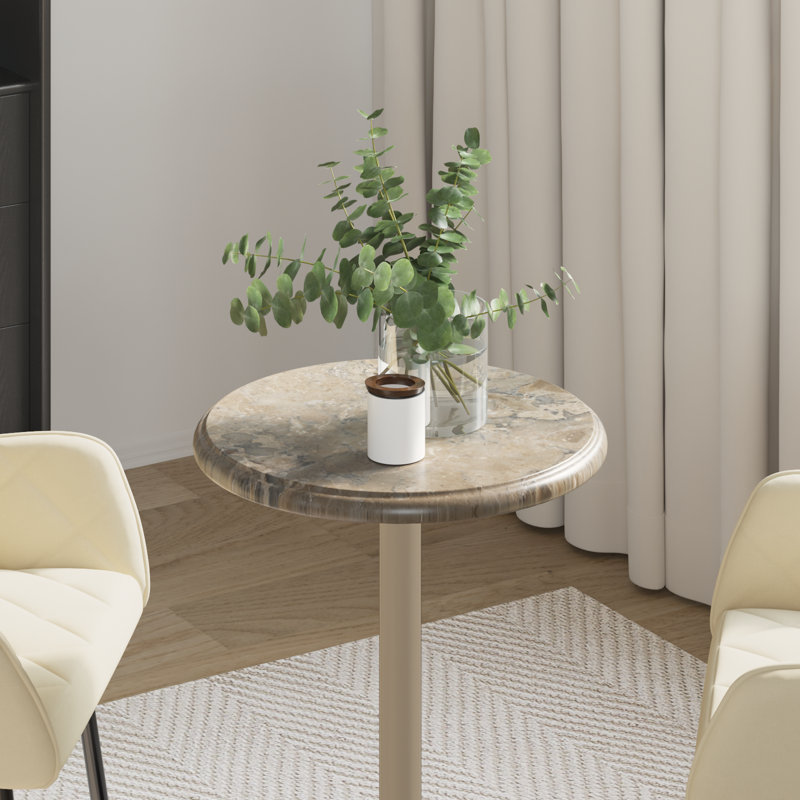Table basse Edmanda, Gris, 23,6 po de diamètre