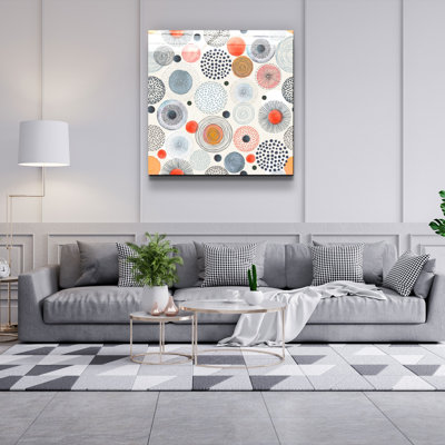 Superbe peinture décorative en verre trempé de 19,7 po x 19,7 po | 100% verre trempé, épaisseur: 0,16 pouce | Impression UV pour des couleurs éclatantes | Parfait pour la décoration intérieure, le salon ou le bureau