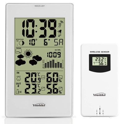 18.5cm Wireless Outdoor Weather Station