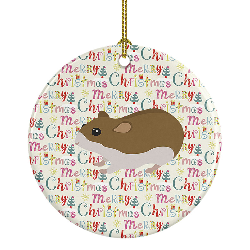 Ornement suspendu en forme de hamster chinois