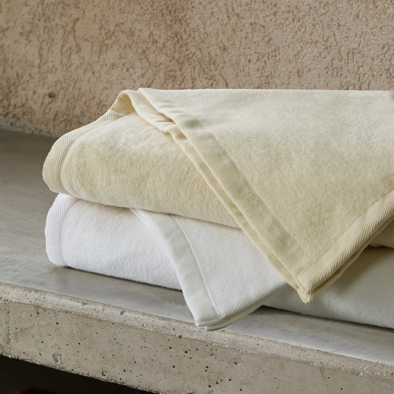 Finnley 100% Cotton Blanket, Twin, natural