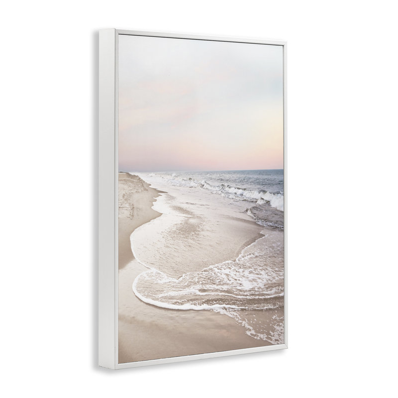  «Beautiful Beach Oasis», estampe numérique de Natalie Carpentieri, H 18 po x l 12 po