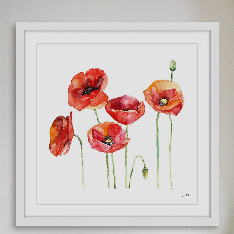 1 Piece Single Picture Frame Painting, 41cm H x 41cm W x 3.81cm D