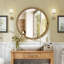 Miroir mural rond