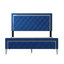 Lit plateforme tapissier moderne, 10 lattes + 5 pieds de support centraux, grand lit, aucun sommier requis, assemblage facile