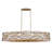 Bungalow Rose Roycroft - 10 Lights Island In Ashen Gold Finish