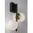 Arren - LED Sconce - Black/Light Antique Brass-124325618