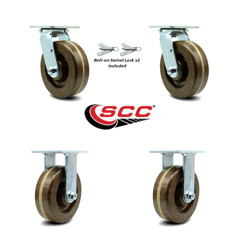 4-Piece Phenolic Caster Set