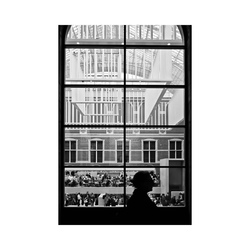 Amsterdam Window by Beli - Wrapped Canvas Print, 20.32 cm H x 30.48 cm W