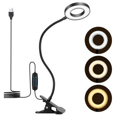 Cadrian Clip On Table Lamp