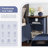Farmhouse Nairoby Nightstand, End Table, End Tables with Barn Door and Shelf, Modern Bed Side Table Rustic Nightstands Set for Bedroom, Living Room ﻿-208205221-253371659