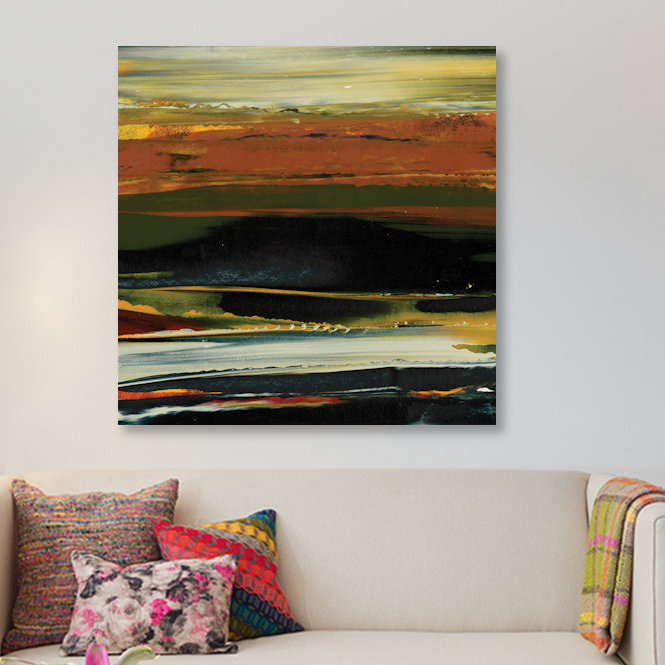 « deconstruit view ii », reproduction d’art sur toile, H 37 po x l 37 po x P 1,5 po, Toile tendue, Pas de tapis