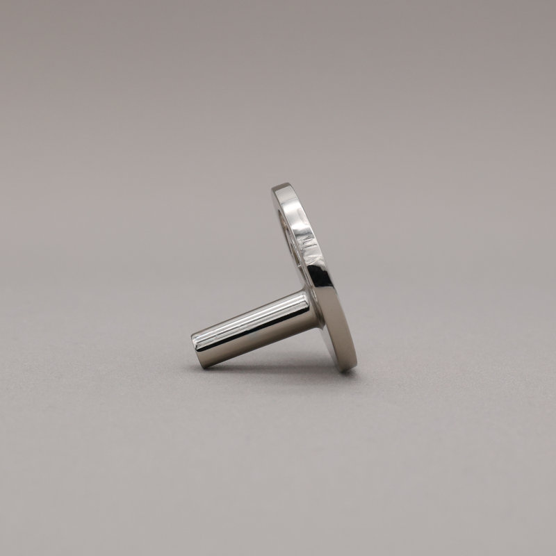 Poignée cercle Horizon 1 1/2 po de diamètre, Nickel poli