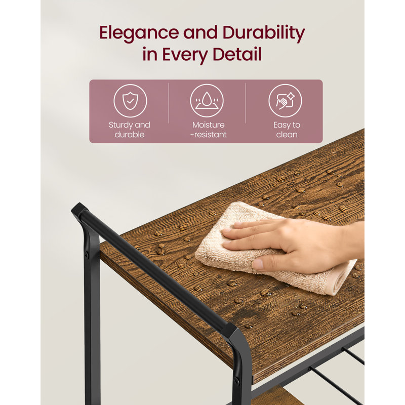 Steel Bar Cart
